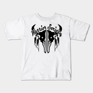 Warrior Society (Buffalo Black) Kids T-Shirt